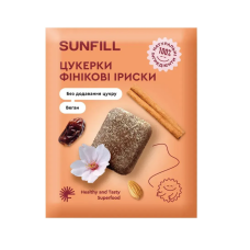 Цукерки "Фінікові іриски", 73г "Sunfill"