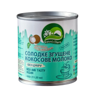 Згущене молоко кокосове зі стевією, 320мл "Nature's Charm"