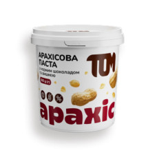 Арахісова паста з чорним шоколадом та вишнею(пластик), 500г "Tom"