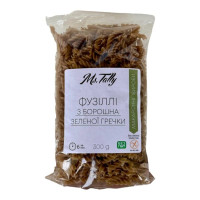 Макарони "Фузиллі із зеленої гречки, 300г "Ms Tally"