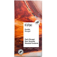 Шоколад чорний з нугою (36%), 100г "Vivani"