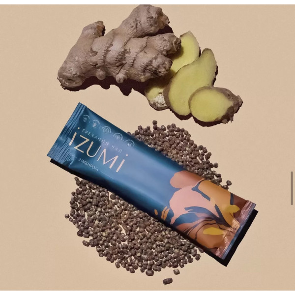 Гречаний чай з імбирем "IZUMI", стіки, 25шт/5г, 125г
