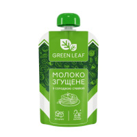 Молоко згущене зі стевією, 90г "Green Leaf"