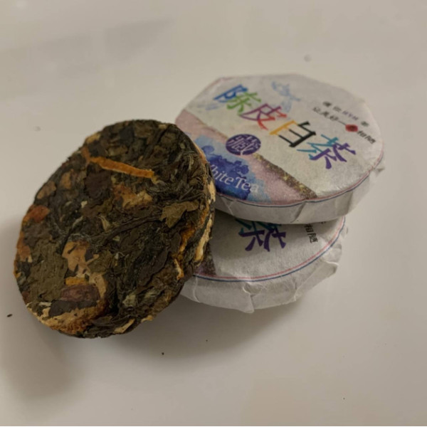 Китайський чай Чен Пін з цедрою мандарина, білий чай (порційний)