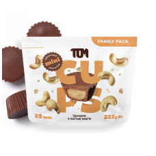Цукерки з пастою кеш'ю в молочному шоколаді, 25шт. "Tom"