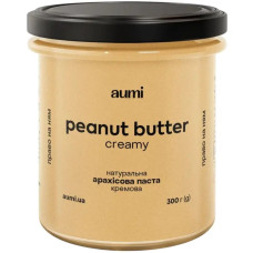 Арахісова паста кремова, 300г "Aumi"