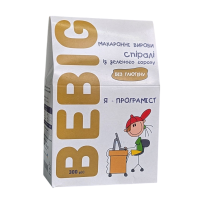 Макаронні вироби "Спіралі із зеленого гороху", 300г "Bebig"