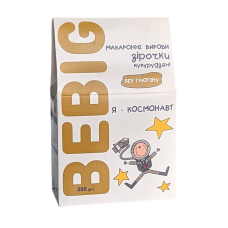 Макаронні вироби "Зірочки кукурудзяні до супу", 300г "Bebig"
