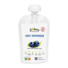 Ягідна паста "Чорниця 100%", 100г "LiQberry"