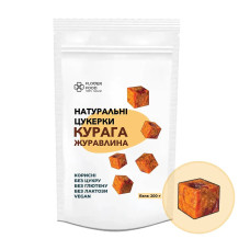 Натуральні цукерки "Курага журавлина", 200г "Flower food"