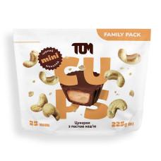 Цукерки з пастою кеш'ю в чорному шоколаді, 25шт. "Tom"