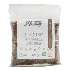 Макарони "Зірочки гречані" 300г "Ms.Tally"