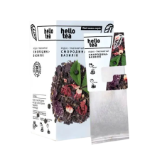 Чай в пакетах "Смородина-базилік" (20шт), "Hello tea"