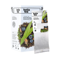 Чай в пакетах "Ялівець-евкаліпт" (20шт), "Hello tea"