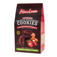 Печиво Брауні з полуничною начинкою, (безглютенове) 120г "Mon Lasa"