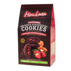 Печиво Брауні з полуничною начинкою, (безглютенове) 120г "Mon Lasa"