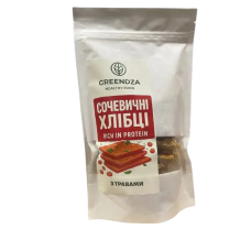 Хлібці сочевичні Green з травами, 100 г
