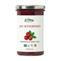 Ягідна паста "Журавлина" 100%", 545г "LiQberry"