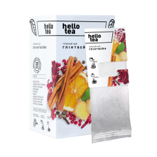 Чай в пакетах "Глінтвейн" (20шт), "Hello tea"