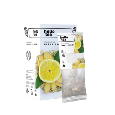 Чай в пакетах "Імбир-лимон" (20шт), "Hello tea"