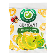 Чіпси яблучні з кислинкою, 40г "Gadz"