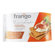 Хлібці нутові з льоном, 100г "Frango"