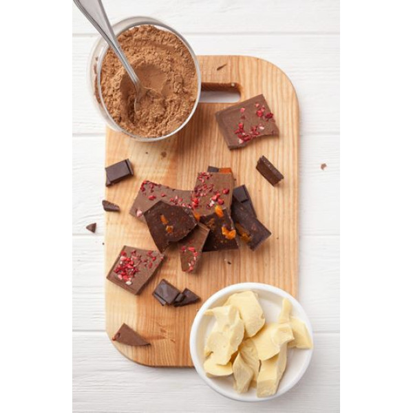 Шоколад молочний "Полуниця-Чіа", 90г (Korusni)