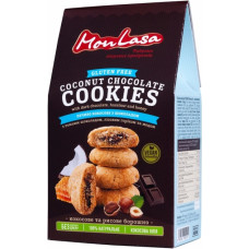 Печиво кокосове з шоколадною начинкою, 120г "Mon Lasa"