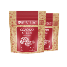 Стевія з корицею 1:1, 100г "Green Leaf"